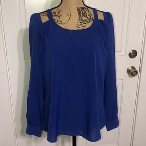 Royal blue dress shirt